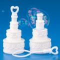 Plastic Wedding Cake Bubble Bottles