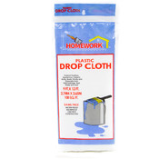 Economy Grade Drop Cloth - Plastic 12' x 9'