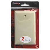 2 Pack Ivory Blank Wall Plate
