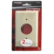 2 pack Ivory Single Receptacle Wall Plate