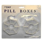 2 Pack 7 Day Pill Box
