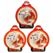 3 Assorted White Earphones