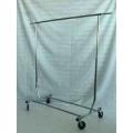 Salesman's Collapsible Rolling Garment Rack