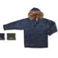 Boys Hooded Parka with Fur Hood