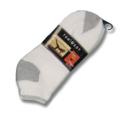 Ladies 3 Pack White No Show Socks