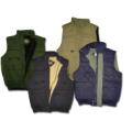 Mens Poplin 10pkt Vest with Polar Fleece Lining
