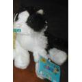 Webkinz Lil'Kinz Black White Cat