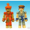 Street Fighter P2 Ryu Vs P2 Akuma Minimates 2-Pk
