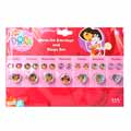 Dora Stick-On Earrings And Rings Set