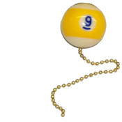 9 Ball Ceiling Fan / Light Pull Chain