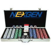 650 Jackpot Casino Clay Chips w/ Aluminium Case