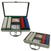 200 Super Diamond Poker Chips w/Clear Cover Alumin