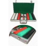 300 Super Diamond Poker Chips - with Silver Alumin