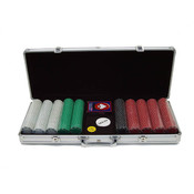 500 11.5 Gram SUITED Chips in SILVER ALUM Case
