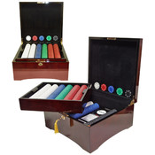 750 11.5 Gram SUITED Chips in Mahogany Case