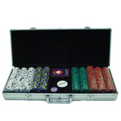 500 13 gm Pro Clay Casino Chips w/ Aluminum Case