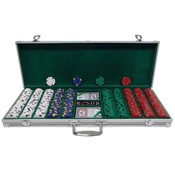 500 13 gm Pro Clay Casino Chips w/ Aluminum Case