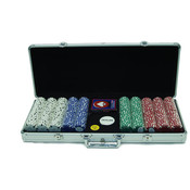 500 Chip Texas Hold'Em set w/ Aluminum Case