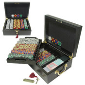 500 Chip Tri-Color Suit Set w/ Beautiful Mahogany