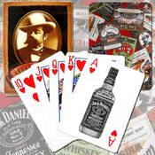 Jack Daniel's Portrait Poker Playing Cards