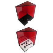 6 Deck Discard Holder (Red) with Top