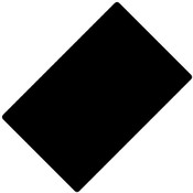 Poker Size Cut card Black