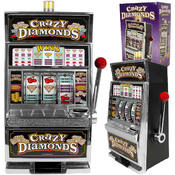 Crazy Diamonds Slot Machine Bank - Authentic Repli