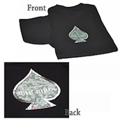 Black Camouflaged Spade T-Shirt