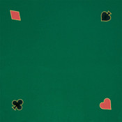 40x40 Green Playing Felt