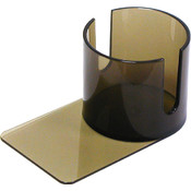 Plastic Cup Holder - Smoke (Slide under) w/Cutouts