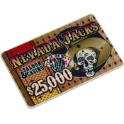 Nevada Jacks $25000 Plaque