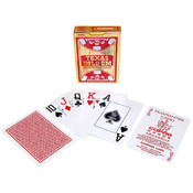 CopagT Poker Size JUMBO Index - Texas Holdem Red D