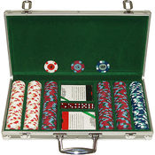 300 PaulsonR Tophat &amp; Cane Clay Poker Chips w/Alum