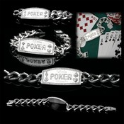 Silver Link World Poker Champion Bracelet