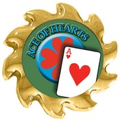 Ace of Hearts Spinner Card Cover