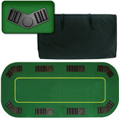 Deluxe Texas Holdem Folding Poker Tabletop - 80 in