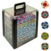 1000 PaulsonR Tophat &amp; Cane Poker Chips in Acrylic