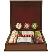 100 Pharaoh's Club &amp; Casino PaulsonT Chips w/Mahog