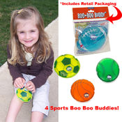 Sports Themed Cold Pack Set - Boo Boo Buddies - 4