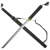 37 inch Full Black Ninja Sword