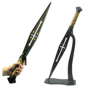 28 inch CRUSADER SWORD with Stand