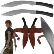  Resident Evil Double Kukri Sword Set with Sheath 