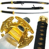 Flaming Samuarai Ninja Sword with Black Handle - 4