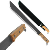 22.75 inch Stainless Steel Lanyard Machete w/ Shea