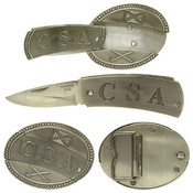 CSA Belt Buckle Knife (Silver)