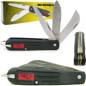 3 Blade Electrician Knife - Pruning, Screwdriver a