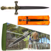 Brass Medieval Double Edged Stainless Steel Dagger