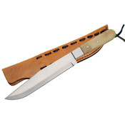 Santa Fe Hunter Brass Handle Bowie Knife - 13 inch