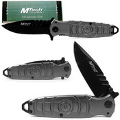 Jet Black Aluminum Pocket Knife Folder - 7.5 inche