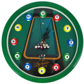 Ball Set Hang Billiards Clock - Quartz Movement
